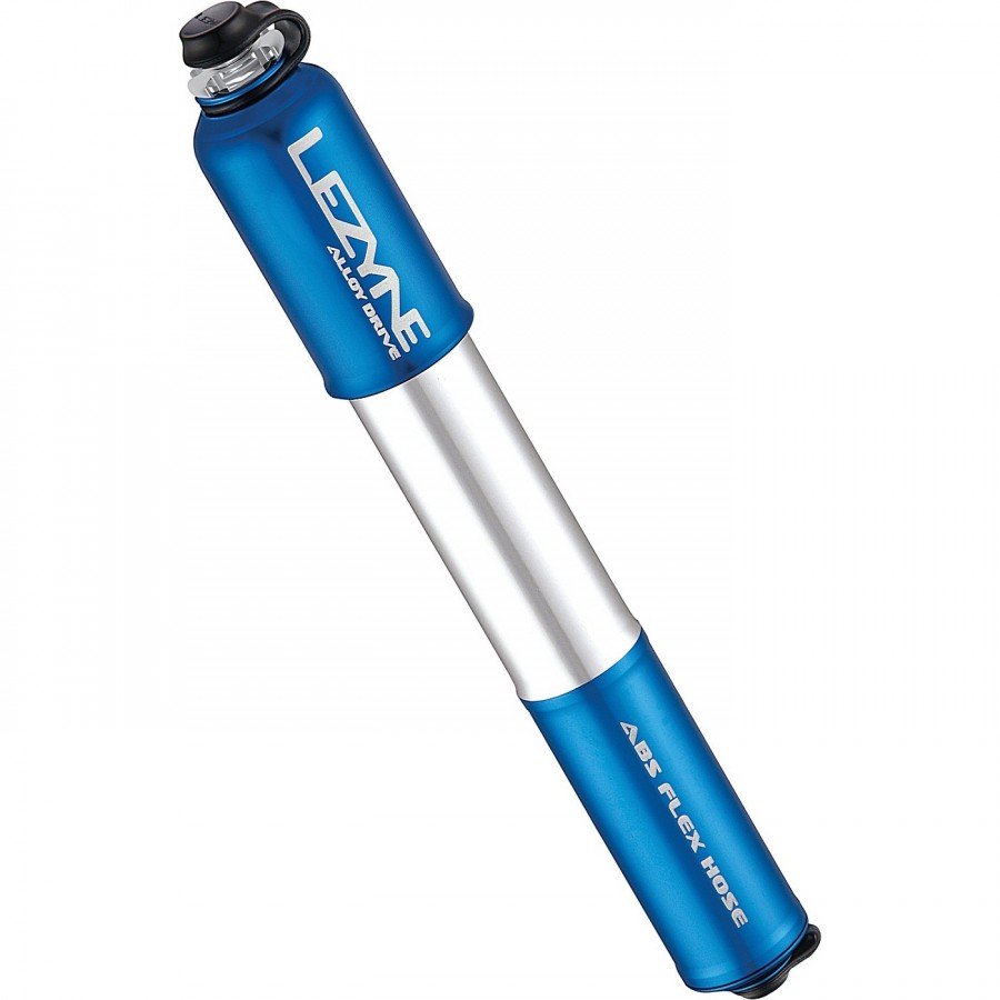 Lezyne Handpumpe mit CNC-Legierungsantrieb, klein, blau - 1