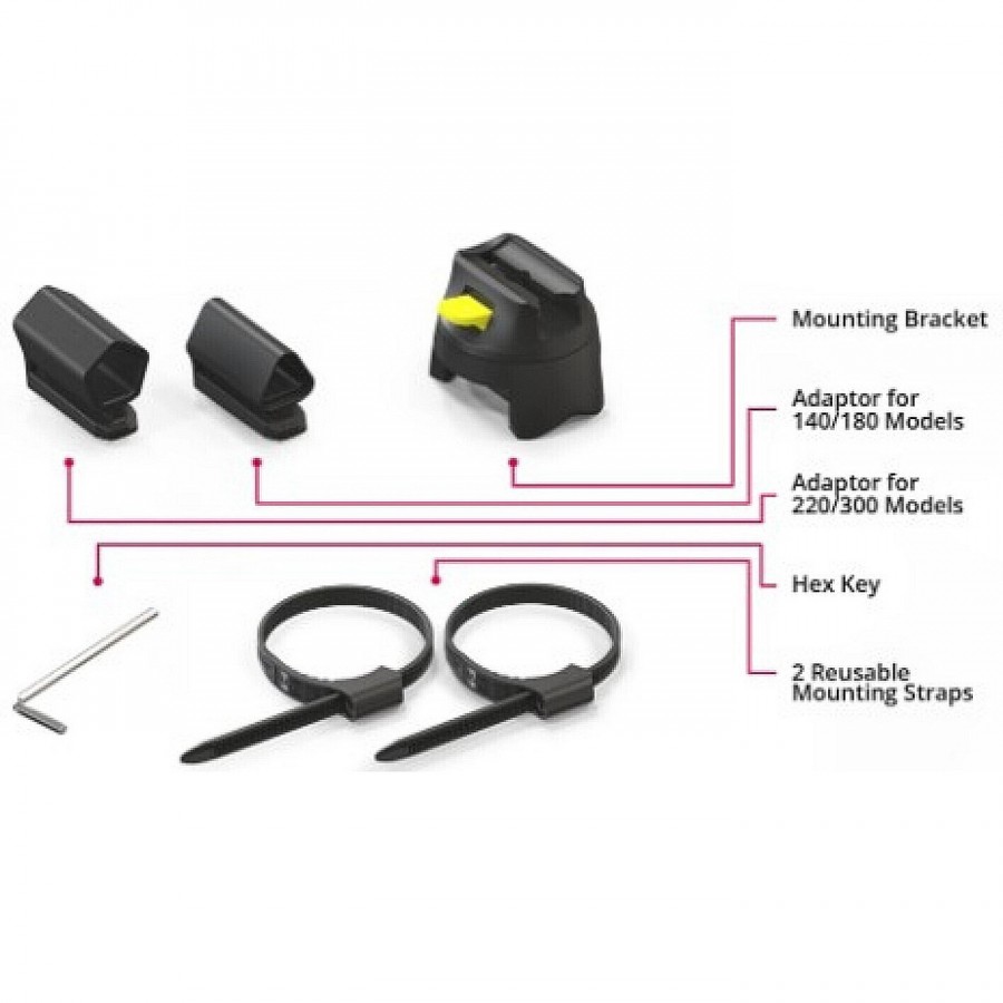 El soporte de montaje Voxom U-Lock para montar en el cuadro de la bicicleta se adapta a cualquier Voxom U-Lock - 2