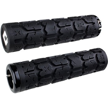 Odi Grips Rogue V2.1 Lock-On Noir avec pinces noires 135Mm - 1