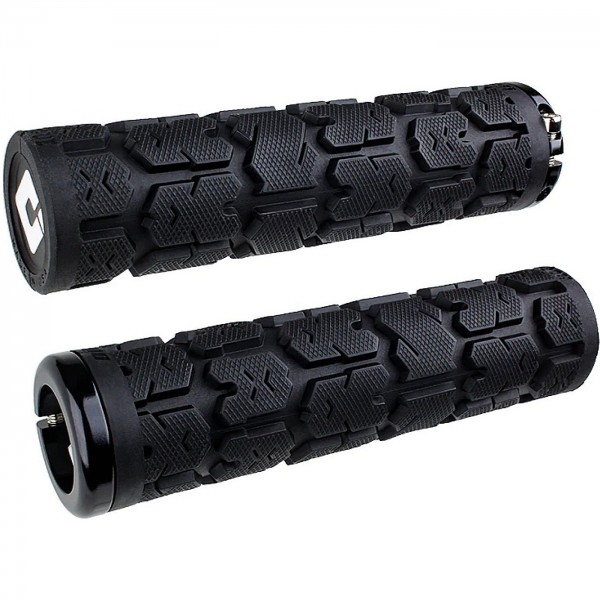 Odi Grips Rogue V2.1 Lock-On Noir avec pinces noires 135Mm - 1