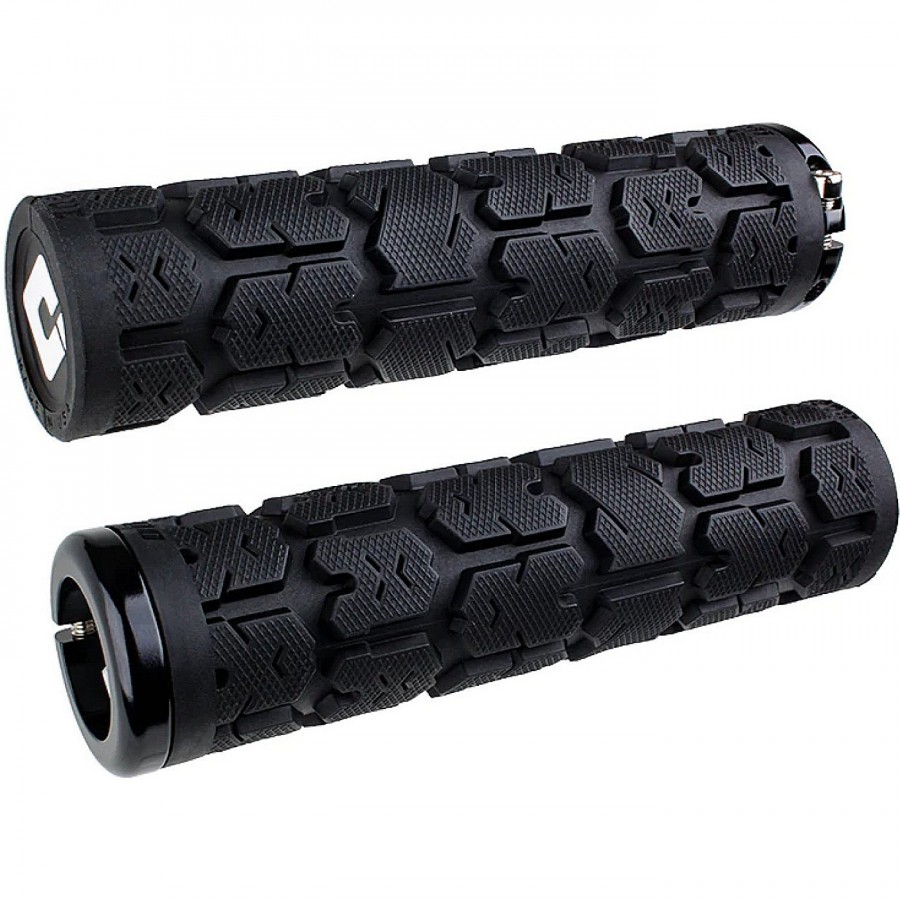 Odi Grips Rogue V2.1 Lock-On Black W/ Black Clamps 135Mm - 1