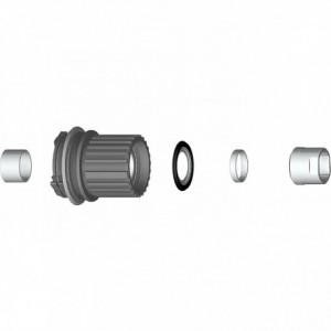 Mahle X20 Shimano Freewheel Set Microspline, Steel With Nuts - 1