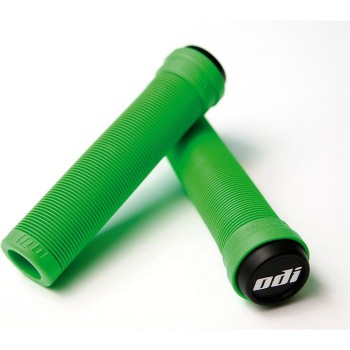 Poignées Odi Bmx Longneck Sl sans bride vert citron, 135 mm - 1