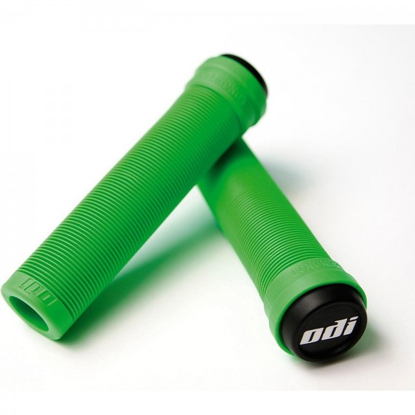 Puños Odi Bmx Longneck Sl Sin Bridas Verde Lima, 135 Mm - 1