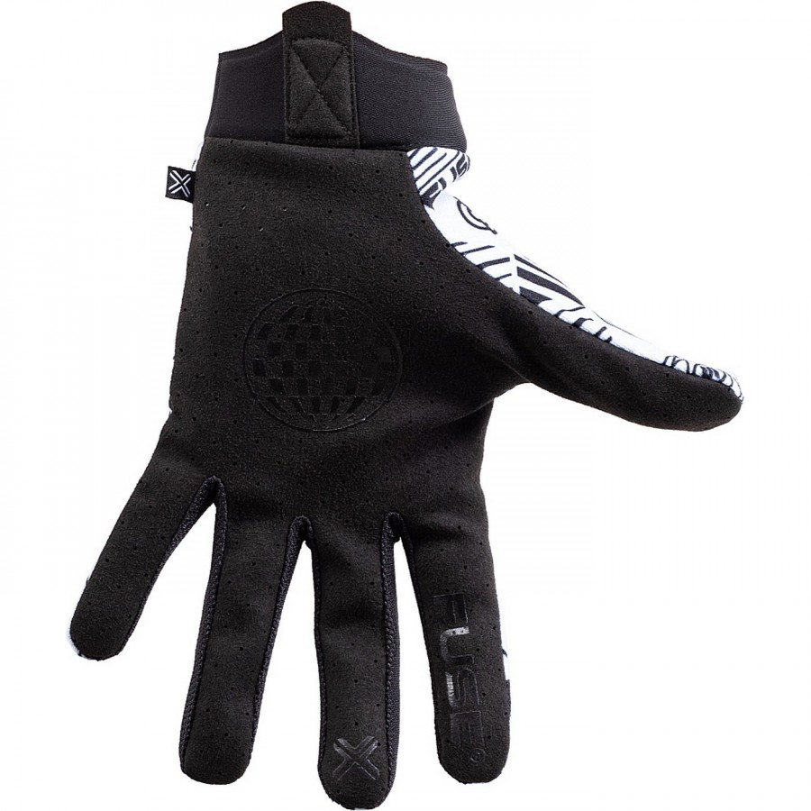 Fuse Omega Handschuhgröße: L Weiß-Schwarz - 3