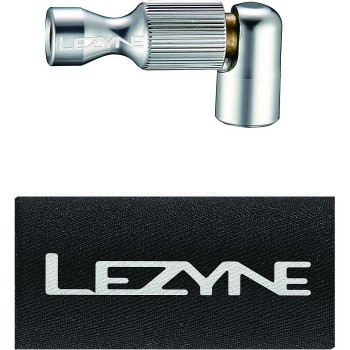 Lezyne Co2 Bomba Cabezal Gatillo Accionamiento Cnc, Plata - 1