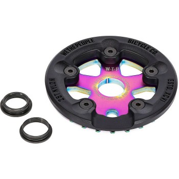 Paragon Guard Combo Sprocket & Nylon Guard Set (Bolt Drive), 25T, Oilslick - 1