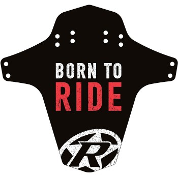 Garde-boue inversé Born To Ride (Noir/Rouge) - 1
