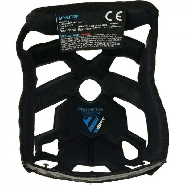 Project 23 Carbon/Gf Helmet Liner Size Xs Black - 1