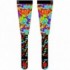 Fist Leg Warmers/Socks Snakey L-Xl, Black-Multicolored - 1