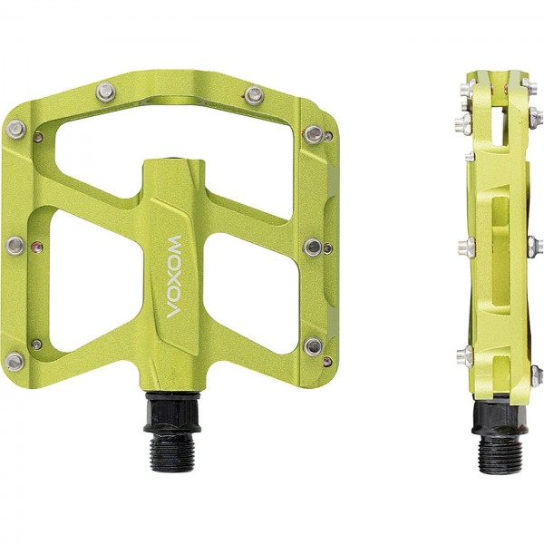 Pedale Mtb Voxom Pe16 Anodizzato Verde - 1 - Pedali - 4026465153033