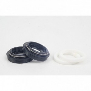 Kit d'essuie-glace anti-poussière pour fourche, 32 mm, noir (comprend un essuie-glace à bride et des anneaux en mousse de 5 mm) 