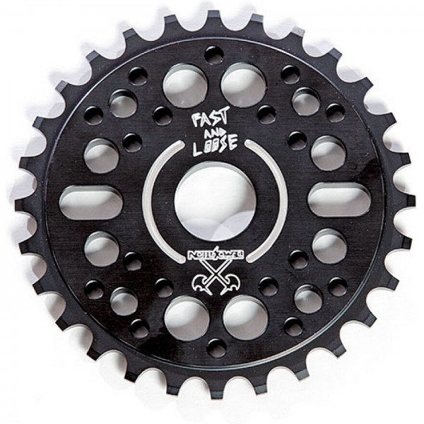 Demolition Sprocket Fast And Loose Al-7075, Flat Black, 25T - 1