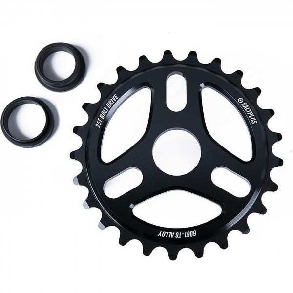 Saltplus chainring Trident 28T, black - 1