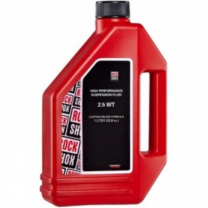 Olio per sospensioni Rockshox, 2,5 Wt, bottiglia da 1 litro - 1 - Olio - 0710845616761