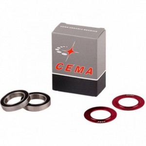 Kit de roulements de rechange pour Cema Bb comprenant 2 roulements et 2 couvercles Cema 24 mm et Gxp - Inox - Re - 1