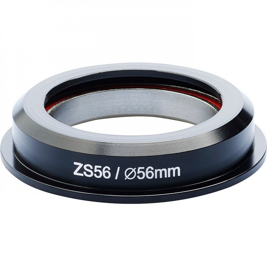 Reverse headset base lower part Ø56mm 1.5" (Zs56/30+40), black incl. cones (1 1/8"+1.5") - 1