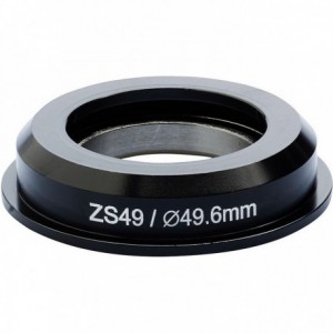 Reverse headset base lower part Ø49mm 1.5" (black) Zs49/30 (Semi Int.) with 1 1/8" cone - 1
