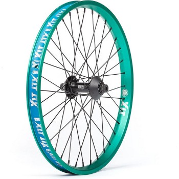 Rueda delantera Bsd Xlt Street Pro verde azulado (buje negro) - 1