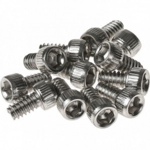 Reverse Steel Pedal Pins Us, Small 9 mm for Escape Pro+Black One+Base (Silver) 12 pcs. - 1