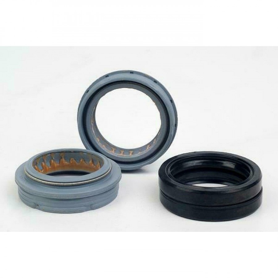 Gabel-Staubabstreifer-Set – 35 mm schwarz (einschließlich flanschloser Staubabstreifer und 6 mm Schaumstoffring). - 1