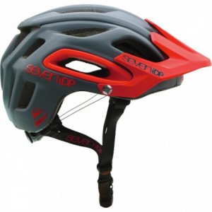 7Idp M2 Boa Helmet Size: Xl/Xxl, Grey-Red - 1