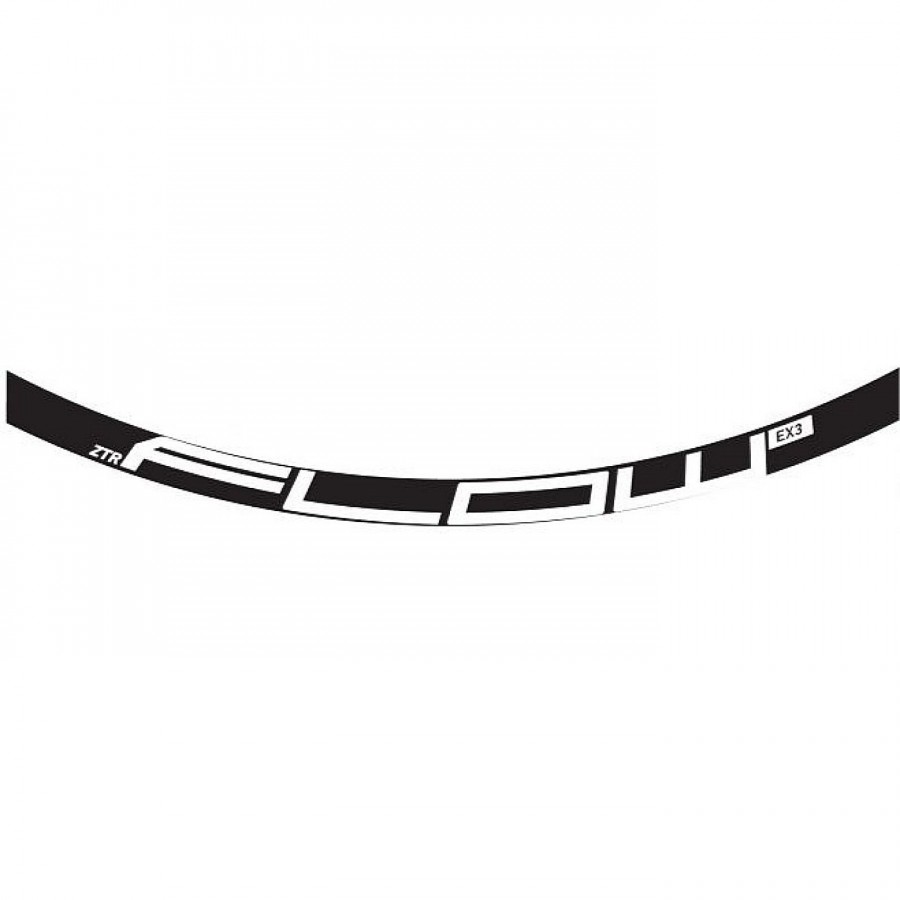 Notubes Decalset, Ztr Flow Ex3 27.5 Vinyl, White - 1