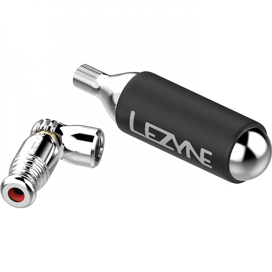 Lezyne Co2 Pompe Déclencheur Vitesse Entraînement Cnc Incl. Cartouche 16G, argent - 3