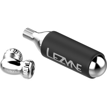 Lezyne Co2 Pompe Twin Speed Drive Cnc 16G Cartouche, Argent - 2