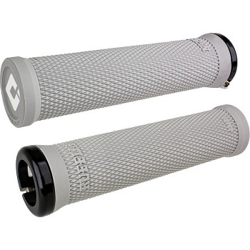 Odi Grips Ruffian V2.1 Lock-On Grigio con morsetti grigi 135 mm - 1 - Manopole - 0711484194832