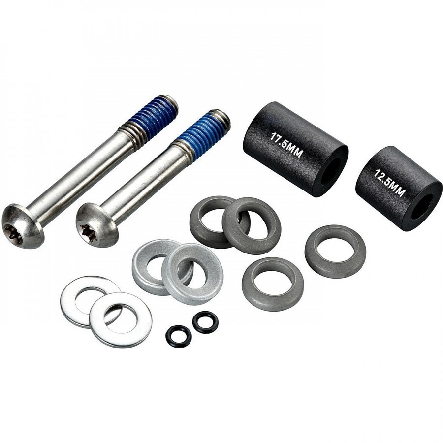 Post Spacer Set - 20 S (Front 180/Rear 160), Includes Titanium T25 Caliper Mount - 1