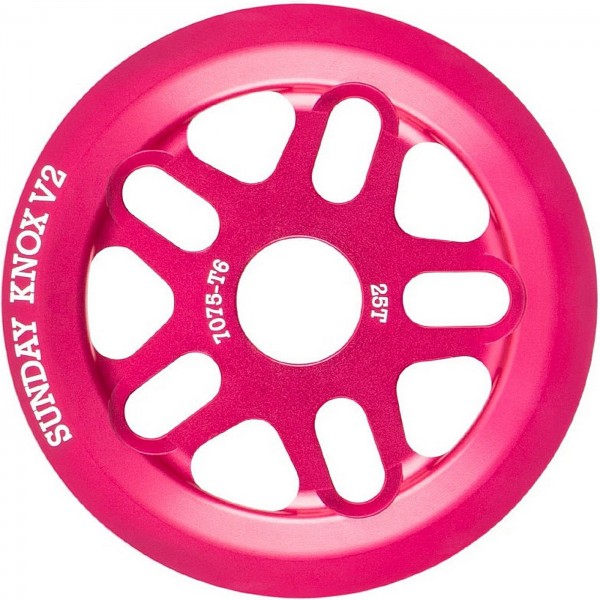 Guardsprocket Sunday Knox V2 28T, 7075-T6 Ano. Fuchsa - 1