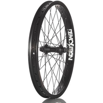 Demolition Wheel Pro Plus Black, Front, 20" Zero Plus Rim Whistler Pro Hub - 1