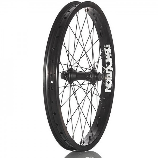 Roue de démolition Pro Plus noire, avant, jante Zero Plus de 20 po, moyeu Whistler Pro - 1