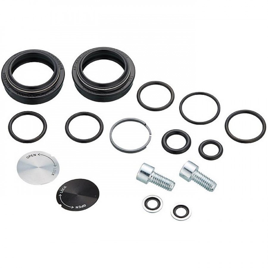 Kit di manutenzione forcella Am, base (include parapolvere, anelli in schiuma, guarnizioni O-ring) - Par - 1 - Service kit - 071