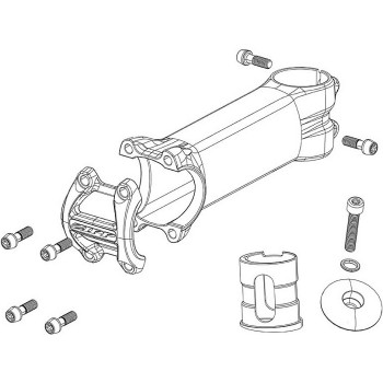 Capuchon supérieur en aluminium Zipp avec boulon T25 - 2