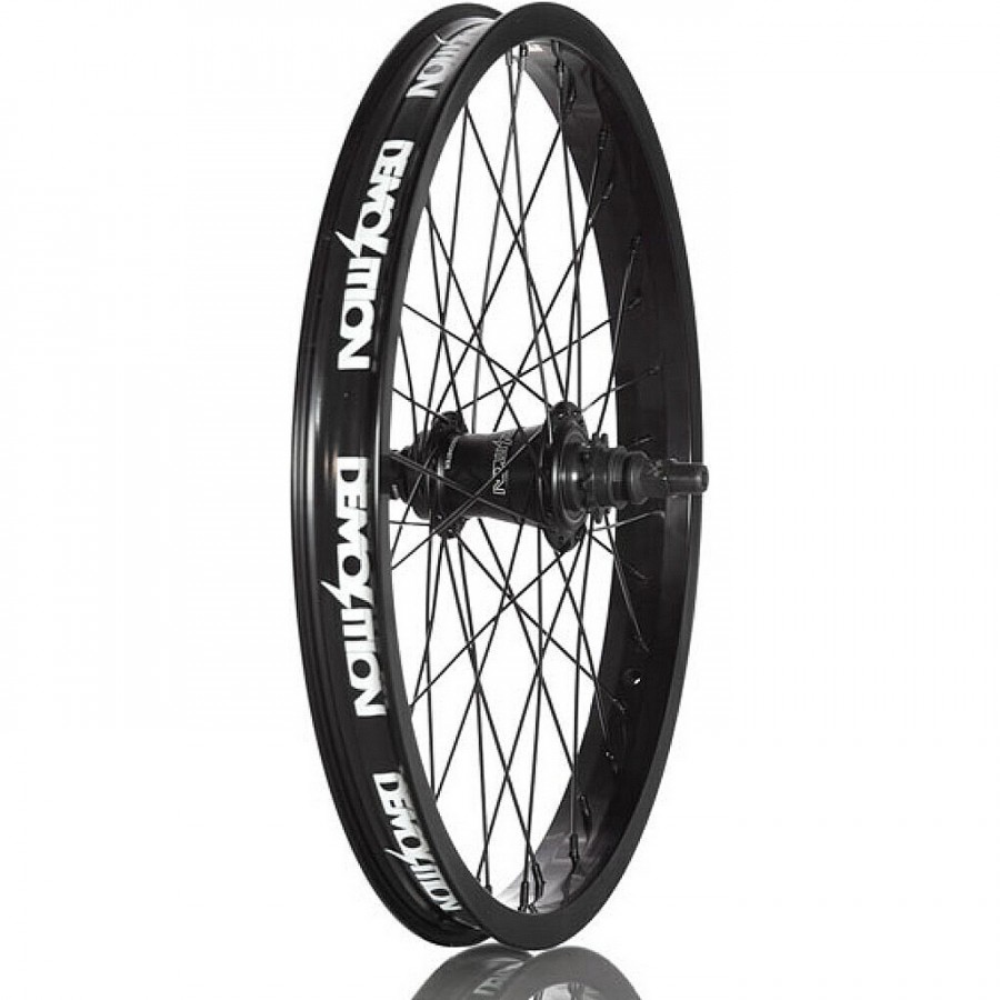 Roue de démolition Pro Plus 9T, 20", conduite à gauche, jante noire Zero Plus, moyeu Rotator - 1