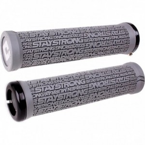 Odi Grips Stay Strong V2.1 Grey W/ Black Clamps 135Mm - 1
