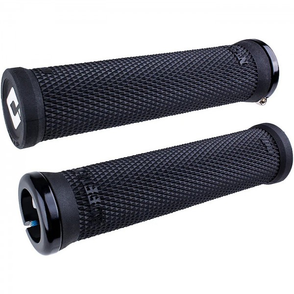 Odi Grips Ruffian V2.1 Lock-On Noir avec pinces noires 135Mm - 1