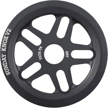 Guardsprocket Sunday Knox V2 28T, 7075-T6 Black - 1