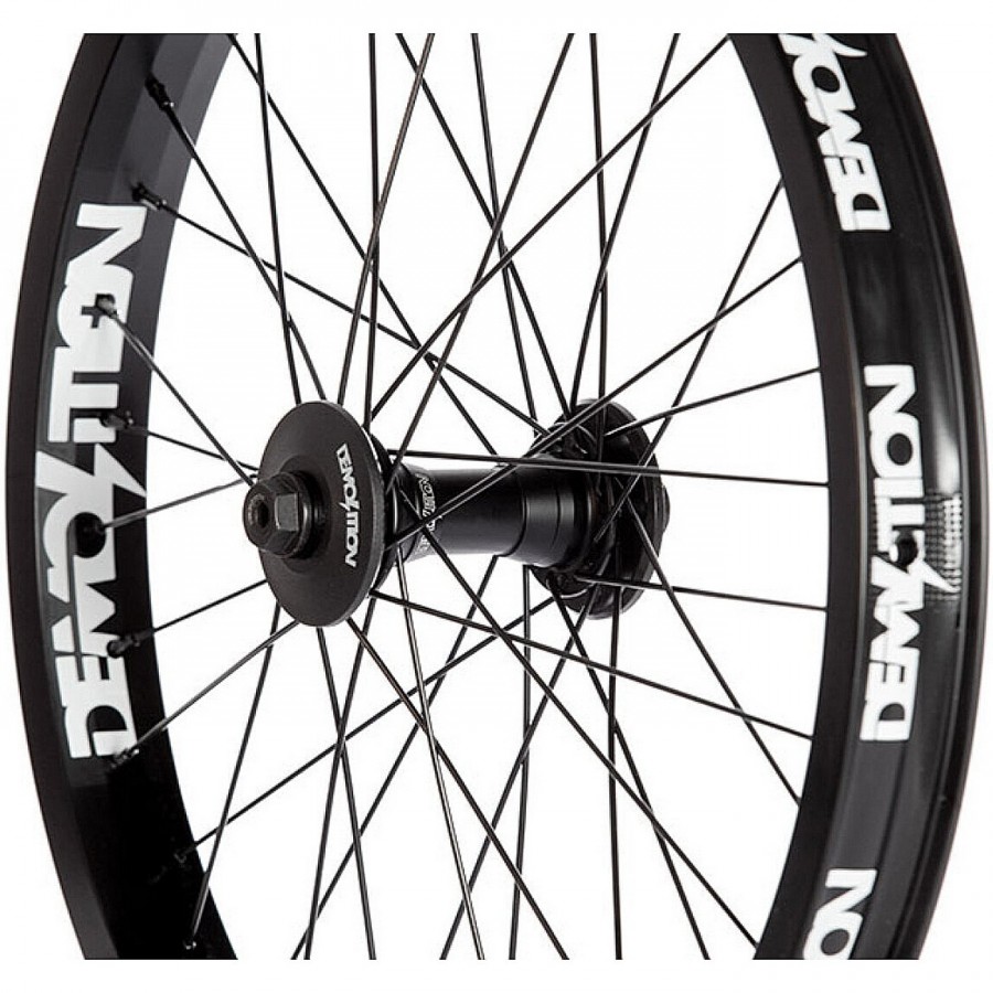 Demolition Wheel Team Plus 20", negro, rueda delantera Whistler Hub - 1