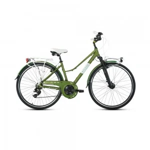 Bicicleta urbana Colle 28.1 Treeking verde talla M Myland - 1
