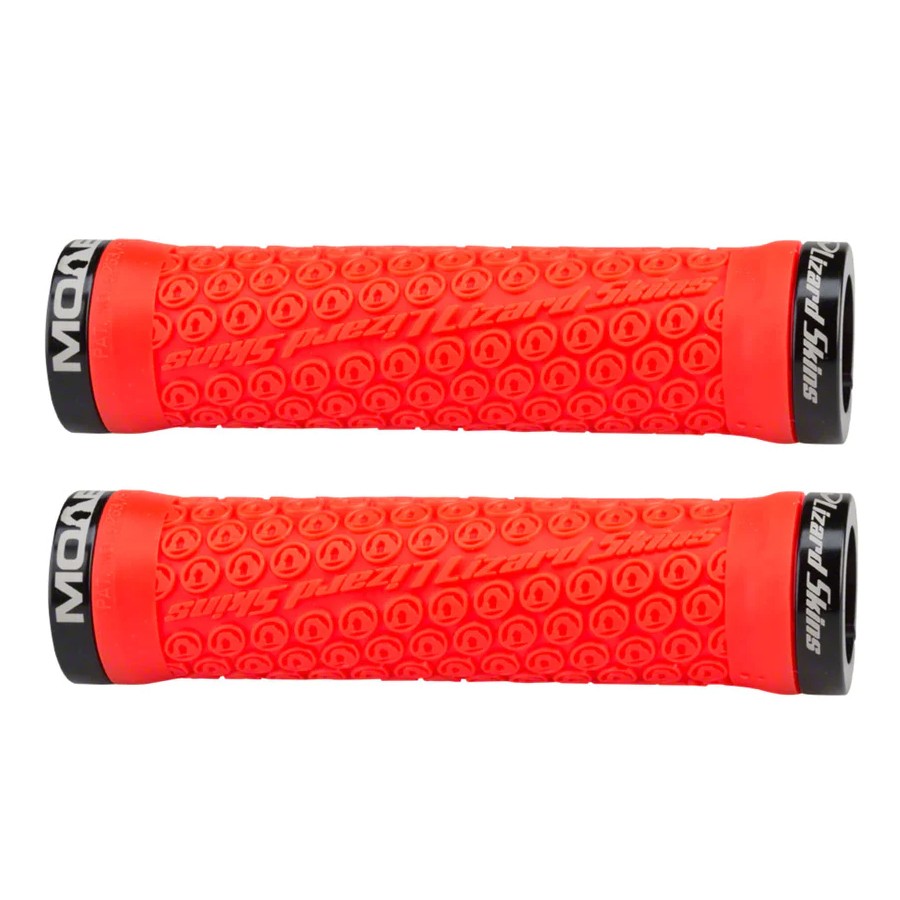 Ls lock on moab red rubber grips