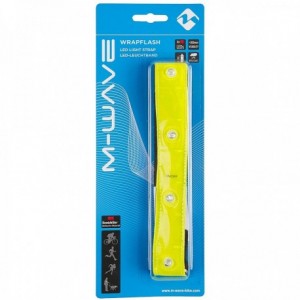 3m reflective m-wave fluorescent band with 4 red leds - 2