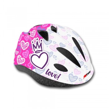 Rosa love junior-helm – einheitsgröße (52/56 cm) - 1