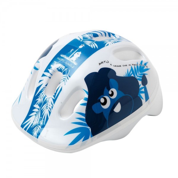 Casco baby happy jungle artù blu - taglia xs (44/48cm) - 1 - Caschi - 