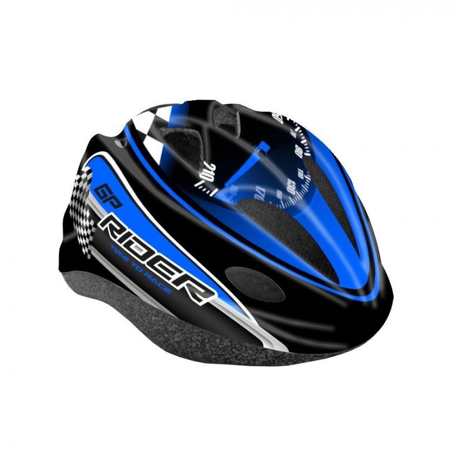 Gp-rider blauer junior-helm – einheitsgröße (52/56 cm) - 1