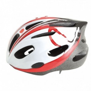 Casque snake blanc/rouge - taille m (53/56cm) - 1