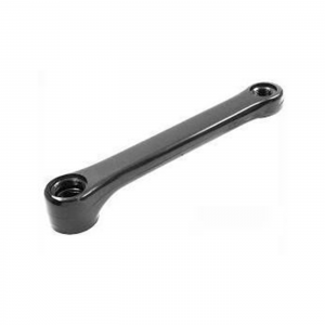 Left-hand crank steel square pin type ofmega 170 mm black - 1