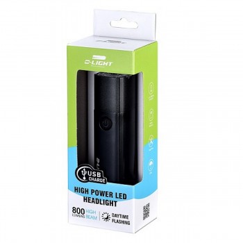 STIRNLAMPE D-LIGHT ANT RECHARGE USB CG-131P 800 LUMENS - 2